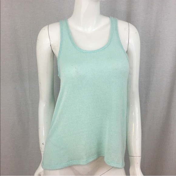 SOLD Sm Zara Sleeveless Racerback Sweater Tank Top - Picture 8 of 8